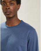 T-Shirt Équipage Ls cobalt
