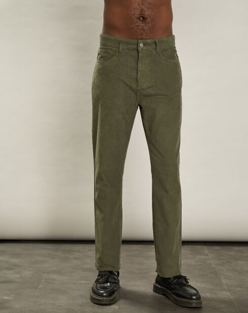 Pantalon en Velours côtelé Tim armée