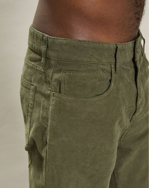 Pantalon en Velours côtelé Tim armée