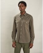 Chemise regular Patrouille Pat vert camo