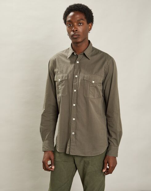 Chemise regular Patrouille Pat vert camo