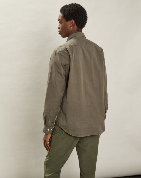 Chemise regular Patrouille Pat vert camo