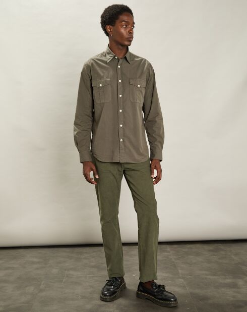 Chemise regular Patrouille Pat vert camo