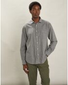 Chemise en Flanelle regular Paul grise