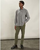 Chemise en Flanelle regular Paul grise