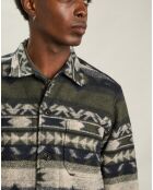Veste Poiré bleu marine/vert