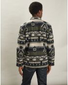 Veste Poiré bleu marine/vert
