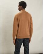Pull en Laine & Cachemire Camionneur chameau