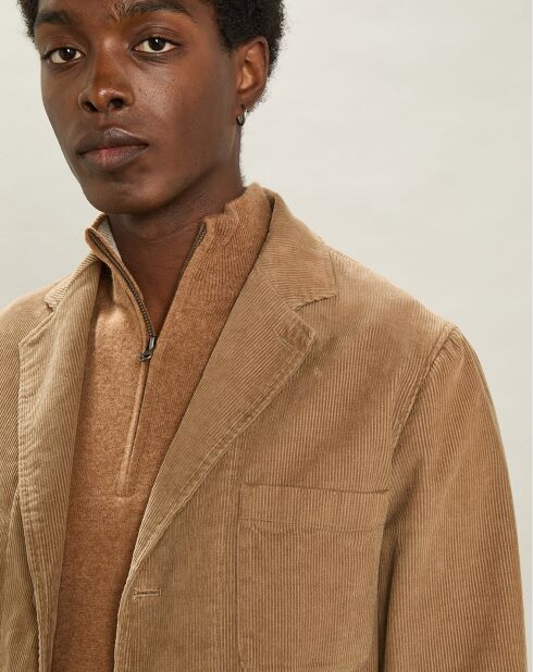 Veste en Velours côtelé Jonny beige