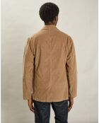 Veste en Velours côtelé Jonny beige