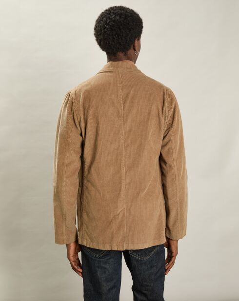 Veste en Velours côtelé Jonny beige