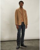 Veste en Velours côtelé Jonny beige