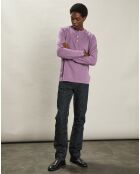 T-Shirt Henley Ls violette