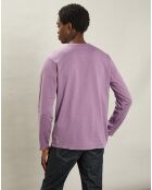 T-Shirt Henley Ls violette