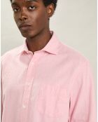 Chemise en Flanelle regular Paul rose