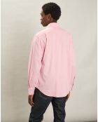 Chemise en Flanelle regular Paul rose