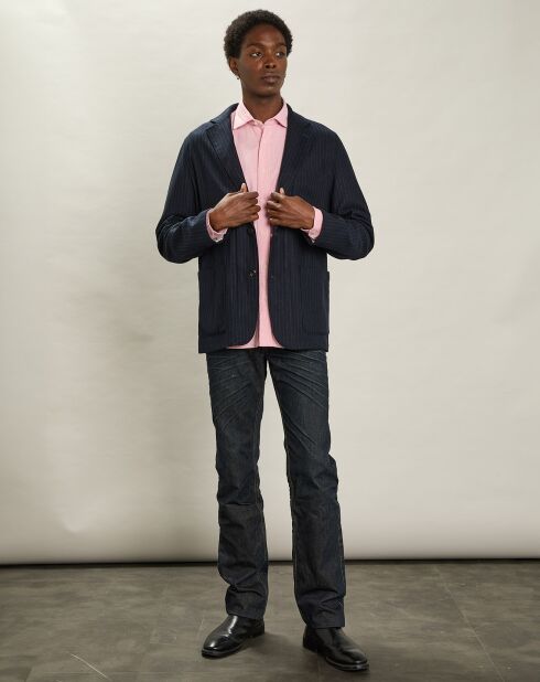 Veste en Laine mélangée Jonny marine