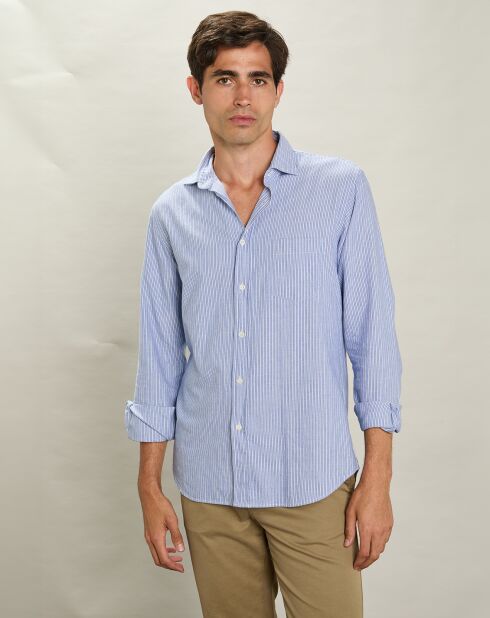 Chemise regular Paul bleue