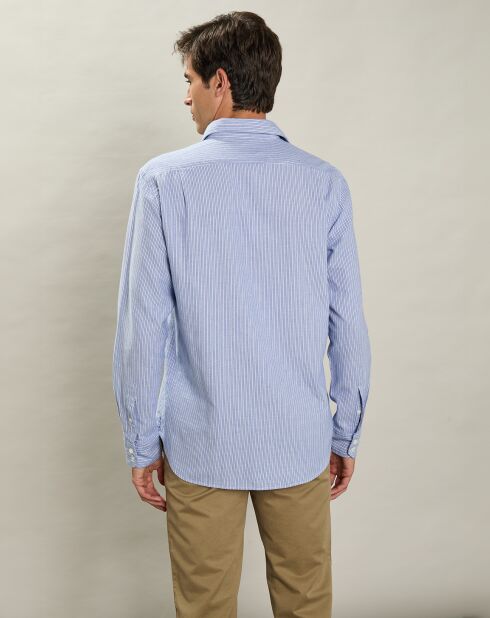 Chemise regular Paul bleue