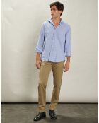 Chemise regular Paul bleue