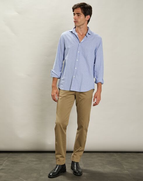 Chemise regular Paul bleue
