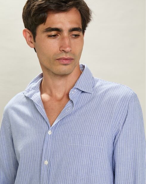 Chemise regular Paul bleue