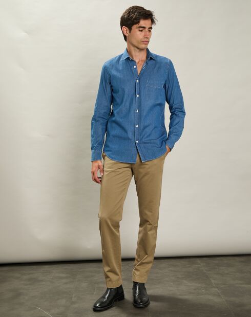 Chemise Tempête indigo