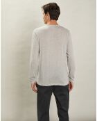 T-Shirt Équipage Léger à Manches Longues gris chiné