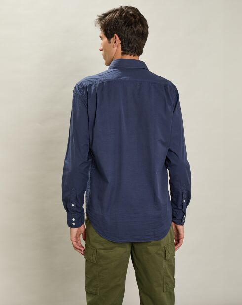 Chemise regular Paul Pat bleu profond