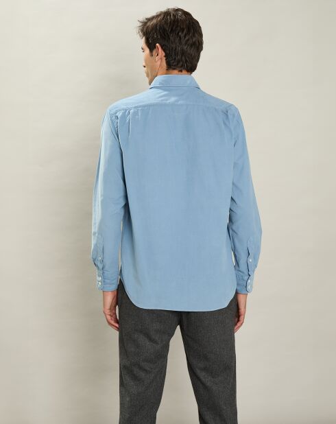 Chemise regular en Velours Milleraies Paul Pat chambray