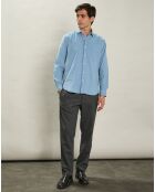 Chemise regular en Velours Milleraies Paul Pat chambray
