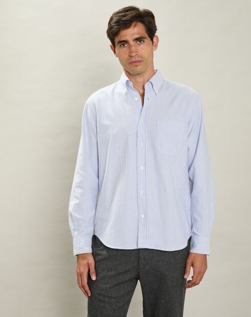 Chemise regular Pitt bleue