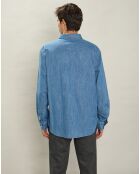 Chemise regular Phénix indigo