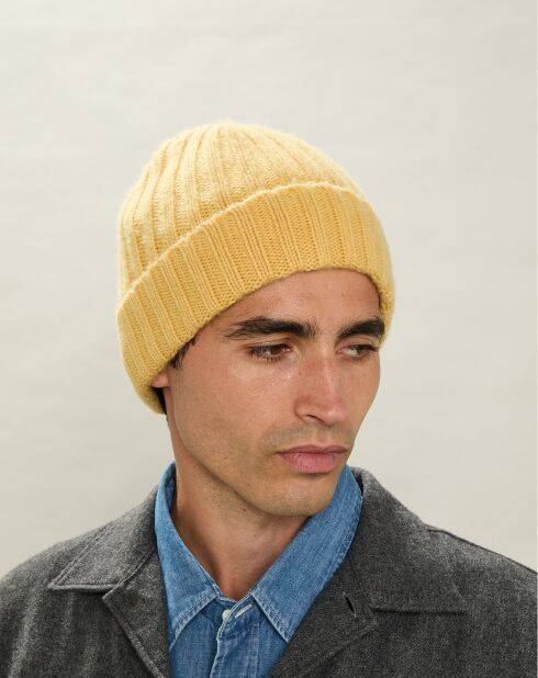 Bonnet en Laine & Cachemire soleil