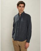 Chemise regular Pitt Pat bleu foncé