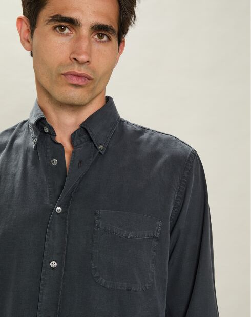Chemise regular Pitt Pat bleu foncé