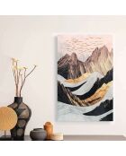 Tableau décoratif multicolore - 80x120 cm