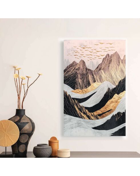 Tableau décoratif multicolore - 80x120 cm