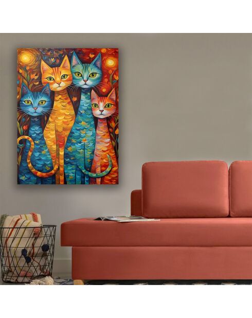 Tableau décoratif multicolore - 50x70 cm