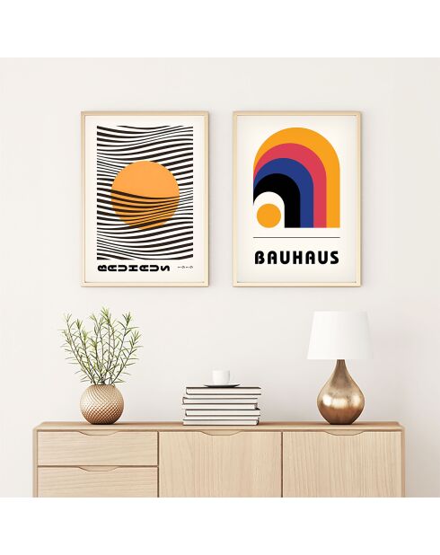 2 Tableaux décoratifs multicolore - 50x70 cm (2pièces)