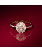 Bague Beauty Queen Diamants 0.20 ct or jaune
