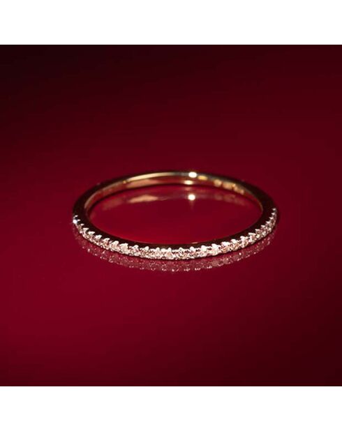 Bague Simply you Diamants 0.08 ct or jaune
