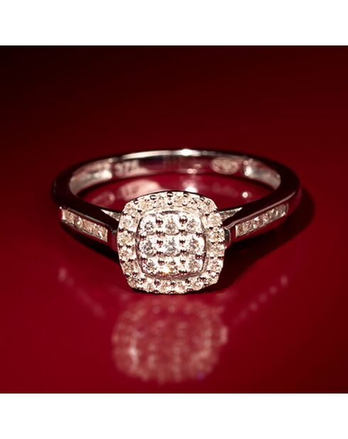 Bague Mon voeu le plus cher Diamants 0.38 ct or blanc