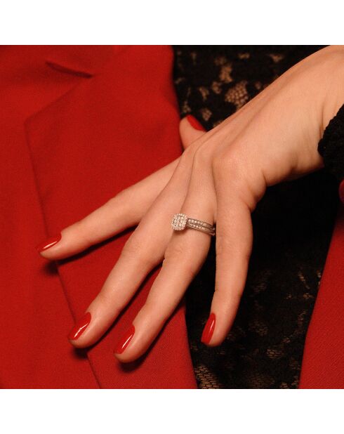 Bague Mon voeu le plus cher Diamants 0.38 ct or blanc