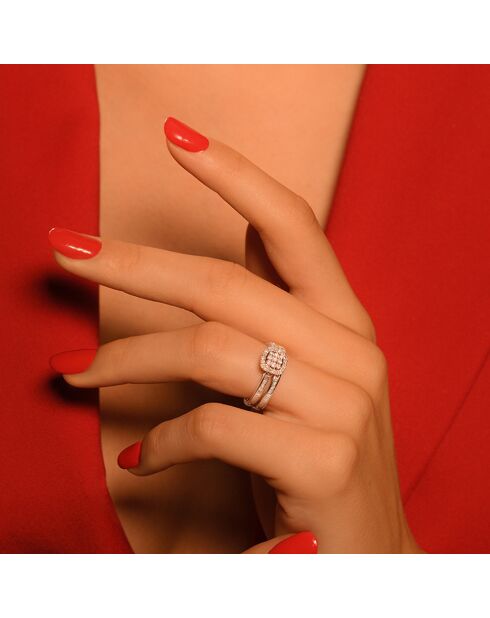 Bague Mon voeu le plus cher Diamants 0.37 ct or jaune