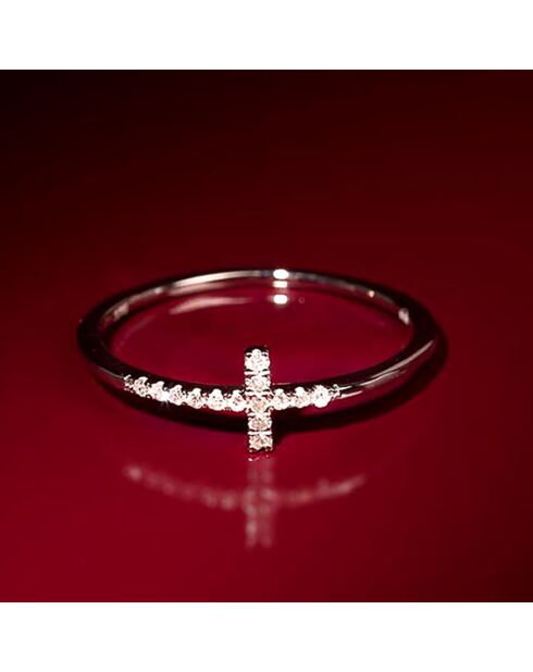 Bague Christiane Diamants 0.05 ct or blanc