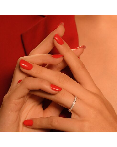 Anillo Alliance Divine Diamond en oro blanco de 0,12 quilates