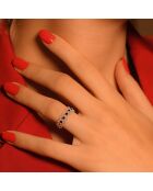 Bague Pianosa Saphirs 0.38 ct or blanc