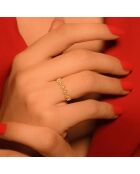 Bague Alicante Diamants 0.14 ct or jaune