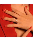 Bague Gravé dans mon Coeur Diamants 0.10 ct or jaune